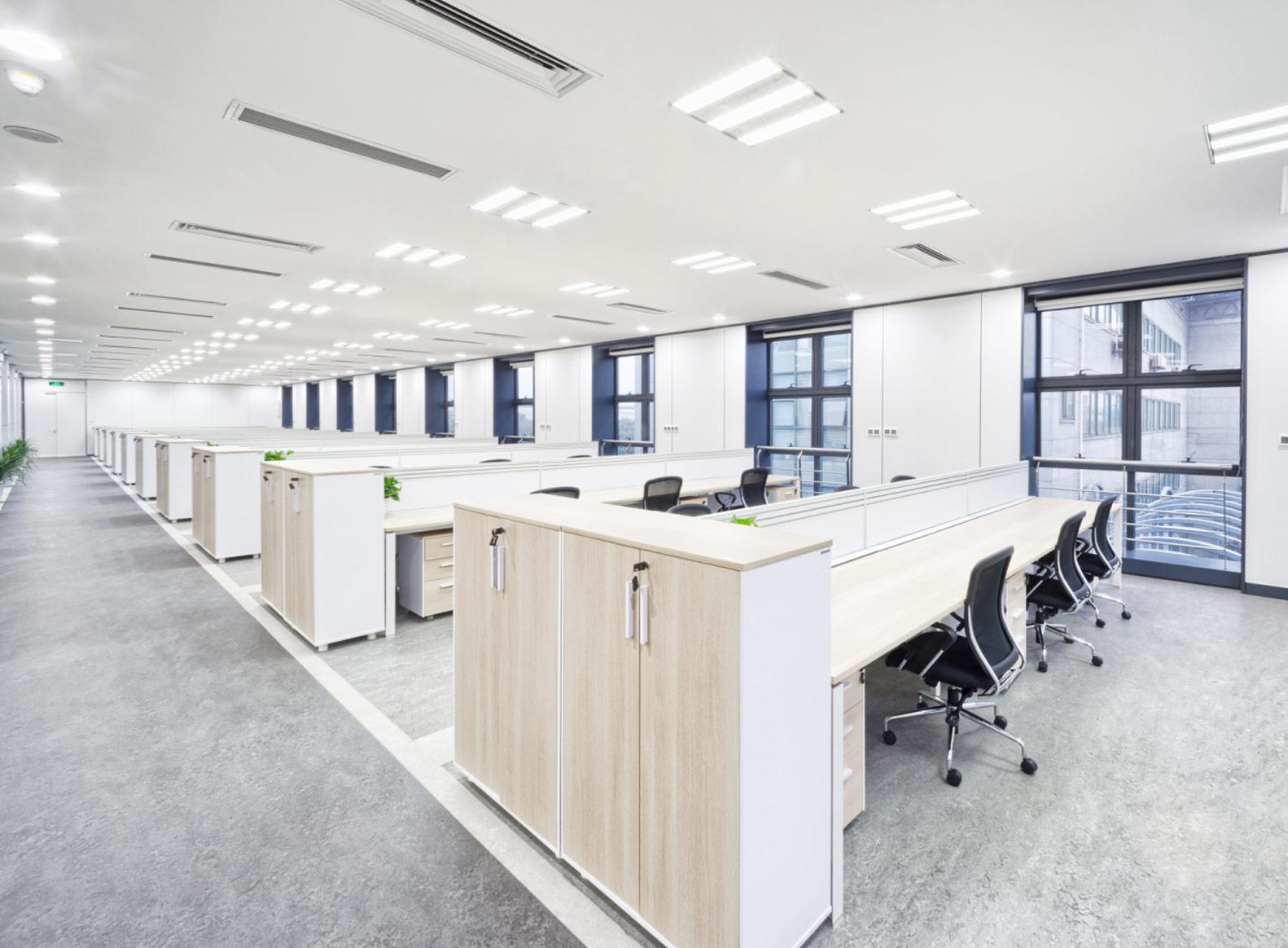 Bright, clean medical office interior
